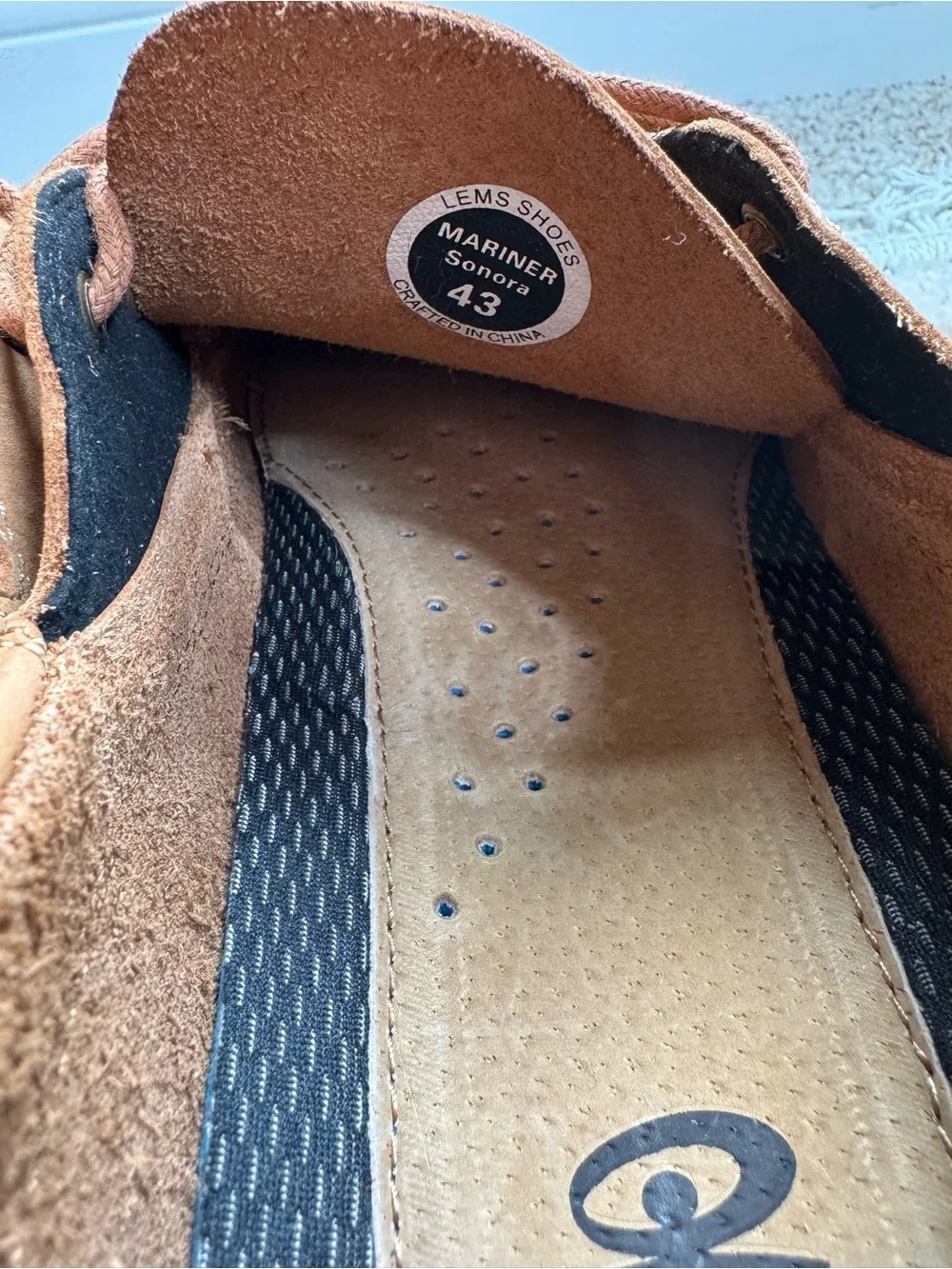 Men's Lems Mariner Boat Shoes in Tan